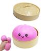 Palla antistress a forma di raviolo Flash Glitter Rimbalzo Lento Morbida Giocattolo da Spremere per Rilassamento Decompressione Decorazione Ufficio Regalo