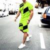 Men's T-shirt Sets 3D Print Tracksuit Oversized T Shirt Shorts Set Men Sportswear T-shirt Tops Summer Man Clothing Set