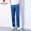 Pierre Cardin Men's Summer Ice Silk Straight Jeans