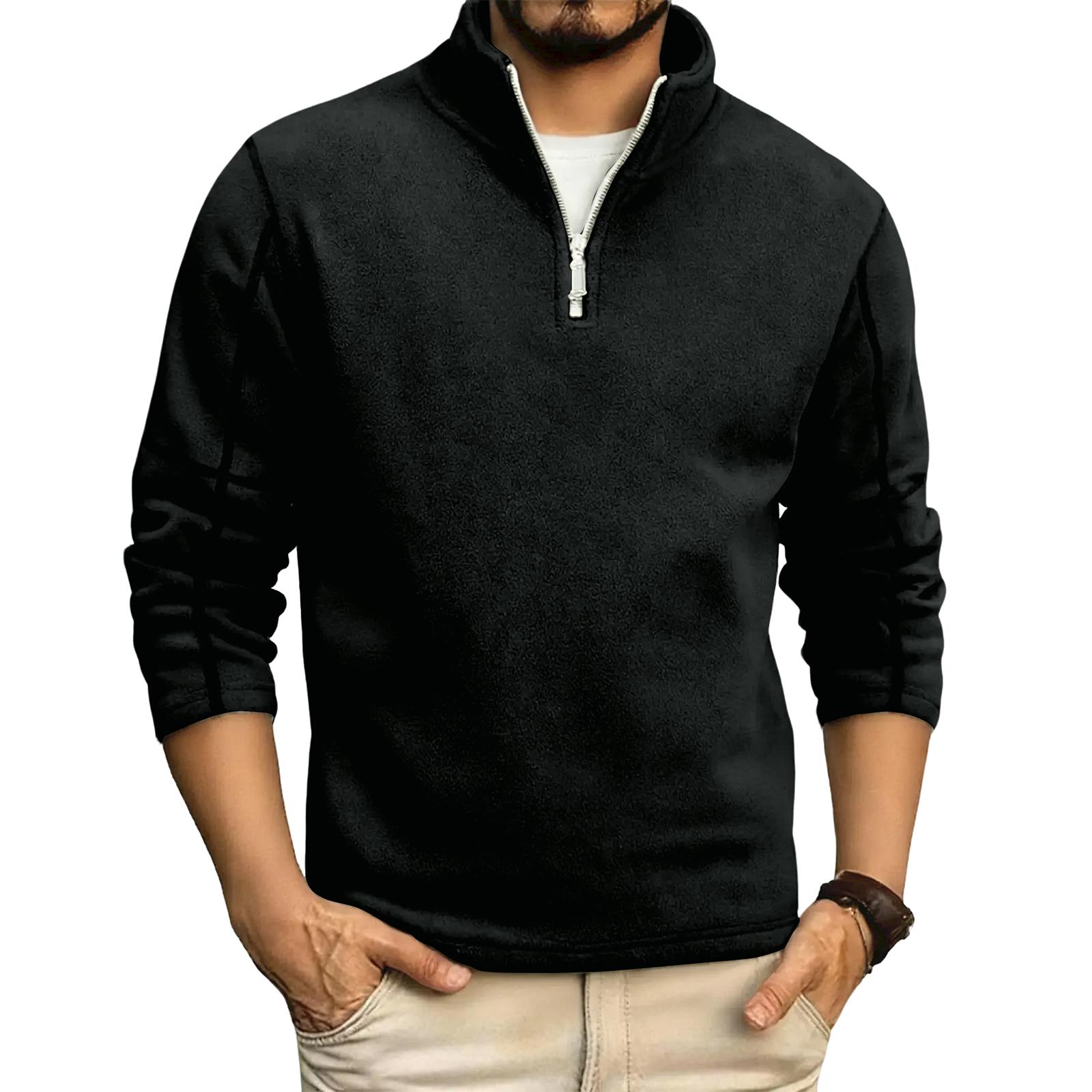 

Men s Casual Fashion Color Lapel Jacket XL чёрный