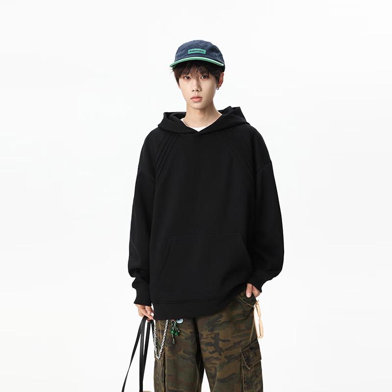 

TOM ADAM Striped Hooded Pullover S