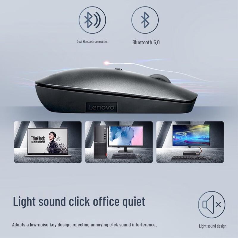 Lenovo Dual Bluetooth 5.0 Mouse