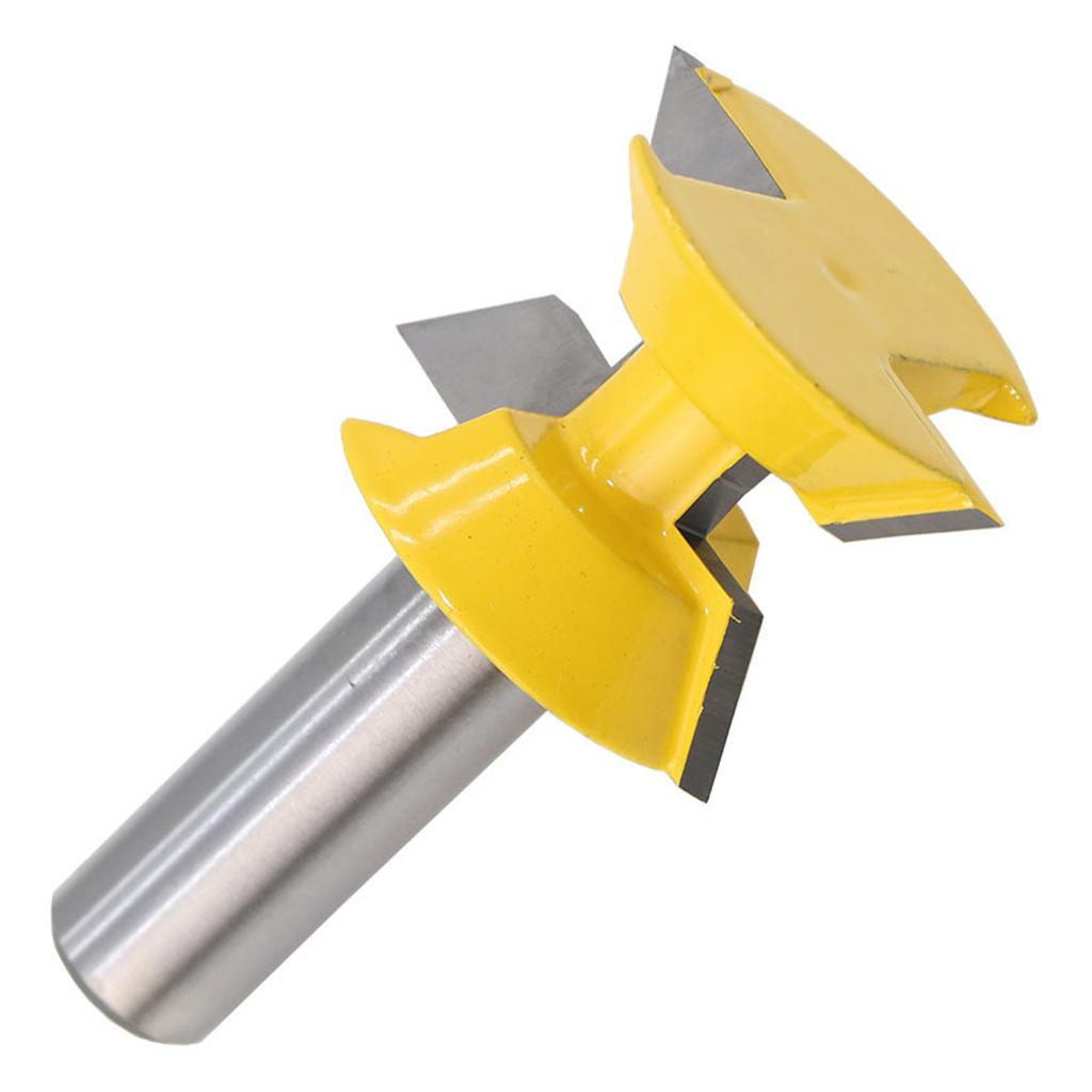 Large Lock Miter Router Bit 120Degree Shank Tenon Cutter Woodworking CarvingTool