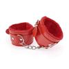 Handcuffs PU Leather Restraints Bondage Cuffs Roleplay Tools Sex Toys for Couples Game 4 Colors