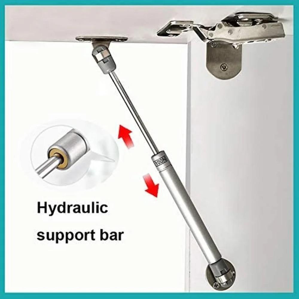 12Inch Copper Force Cabinet Door Lift Support Gas Strut Hydraulic Spring Hinge Kitchen Cupboard Hinge Furniture Hardware 2/4Pcs