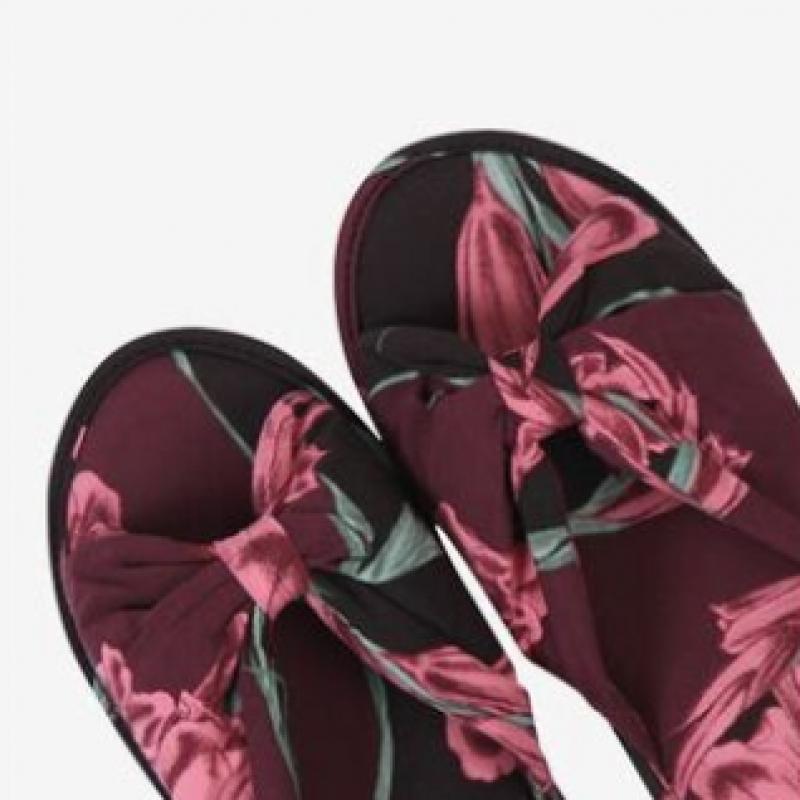 L Affair Home Shoes bLack Wine Lwjhasp0097 Bw