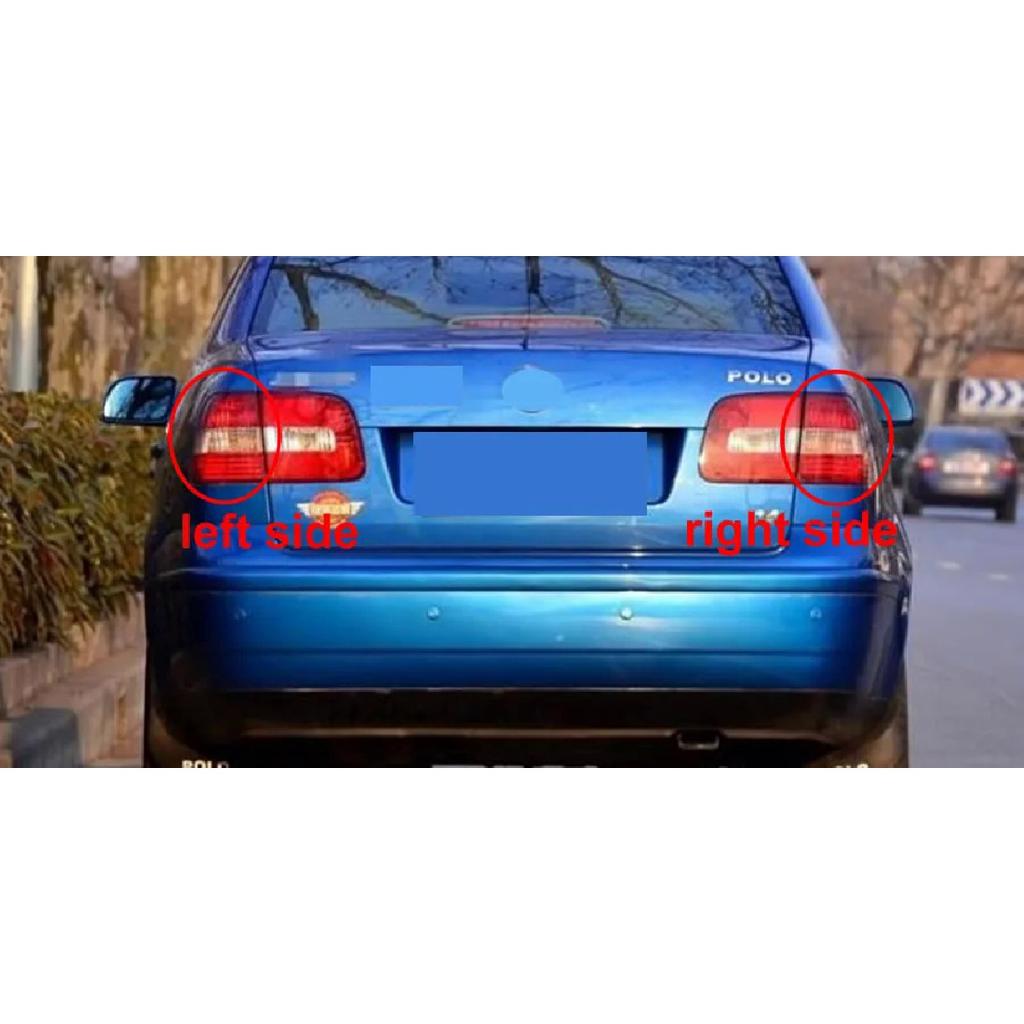 Outer Tail Lamp For Volkswagen VW Polo 2002 2003 2004 2005 Sedan Taillight Rear Brake Lamps Tail Lights No Line No Light 1PCS