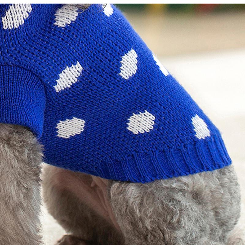 Зимняя теплая одежда для собак, милый свитер для собак, мягкое вязаное пальто для маленьких и средних собак, одежда для чихуахуа и йорков, товары для животных