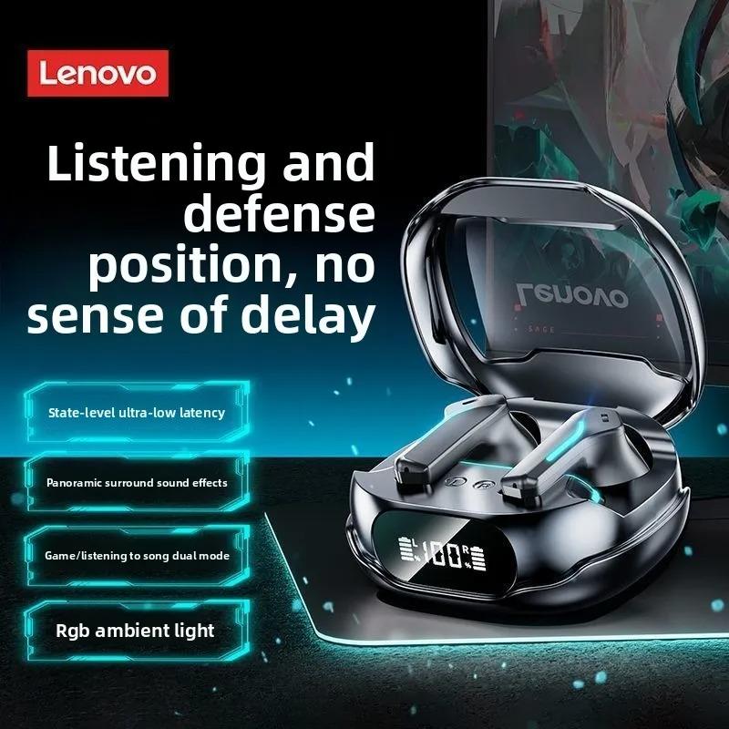 Lenovo TG101 Headphones Professional FPS Gaming Headset In Ear 5.4 Bluetooth Earphones Low Latency Long Battery Music Stereo Earbuds