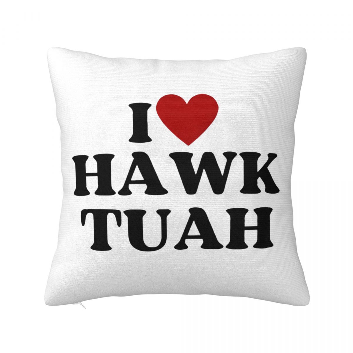 Hawk Tuah Funny Meme Square Pillow Case Decorative Pillow Fashion Pillowcover Home Decor 30x30cm
