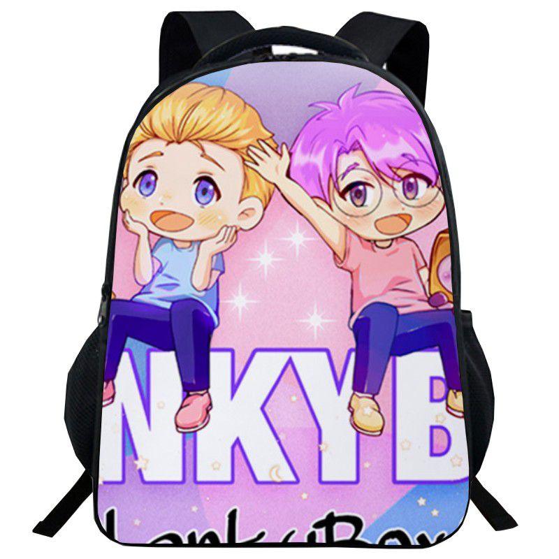 Lankybox Backpack Cartoon Schoolbag For Kids With Adjustable Padded Straps And Stylish Design
