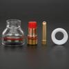 TIG Torch Glass Cup, Welding Torch Accessories, TIG Gas Lens, Corrosion Resistance Strong Stability High Temperature Resistance for TIG-171826