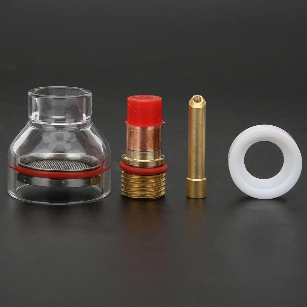 TIG Torch Glass Cup, Welding Torch Accessories, TIG Gas Lens, Corrosion Resistance Strong Stability High Temperature Resistance for TIG-171826