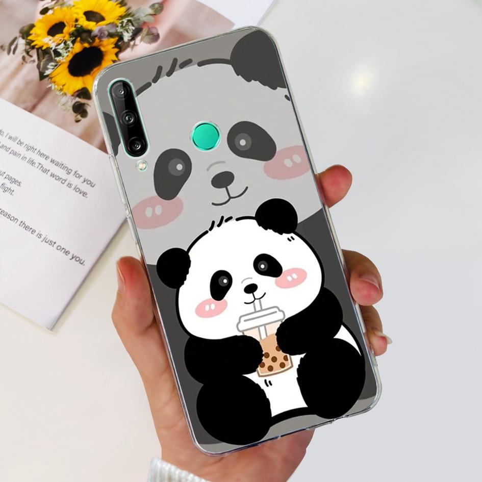 For Huawei Y7p 2020 Case Honor 9C Silicone Cover Fashion Butterfly Clear TPU Fundas For Huawei P40 Lite E ART-L28 ART-L29 Bumper