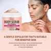 Body Scrub, Body Exfoliator Scrub with Turmeric and Avocado, Body Scrub Exfoliator for Gently Exfoliating, Remove Dullness and Nourish Skin for Smooth