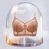 Summer ultra-thin steel-rimless underwear women's full cup, big chest, small lace, breathable, double breasts, anti-sagging bra cover