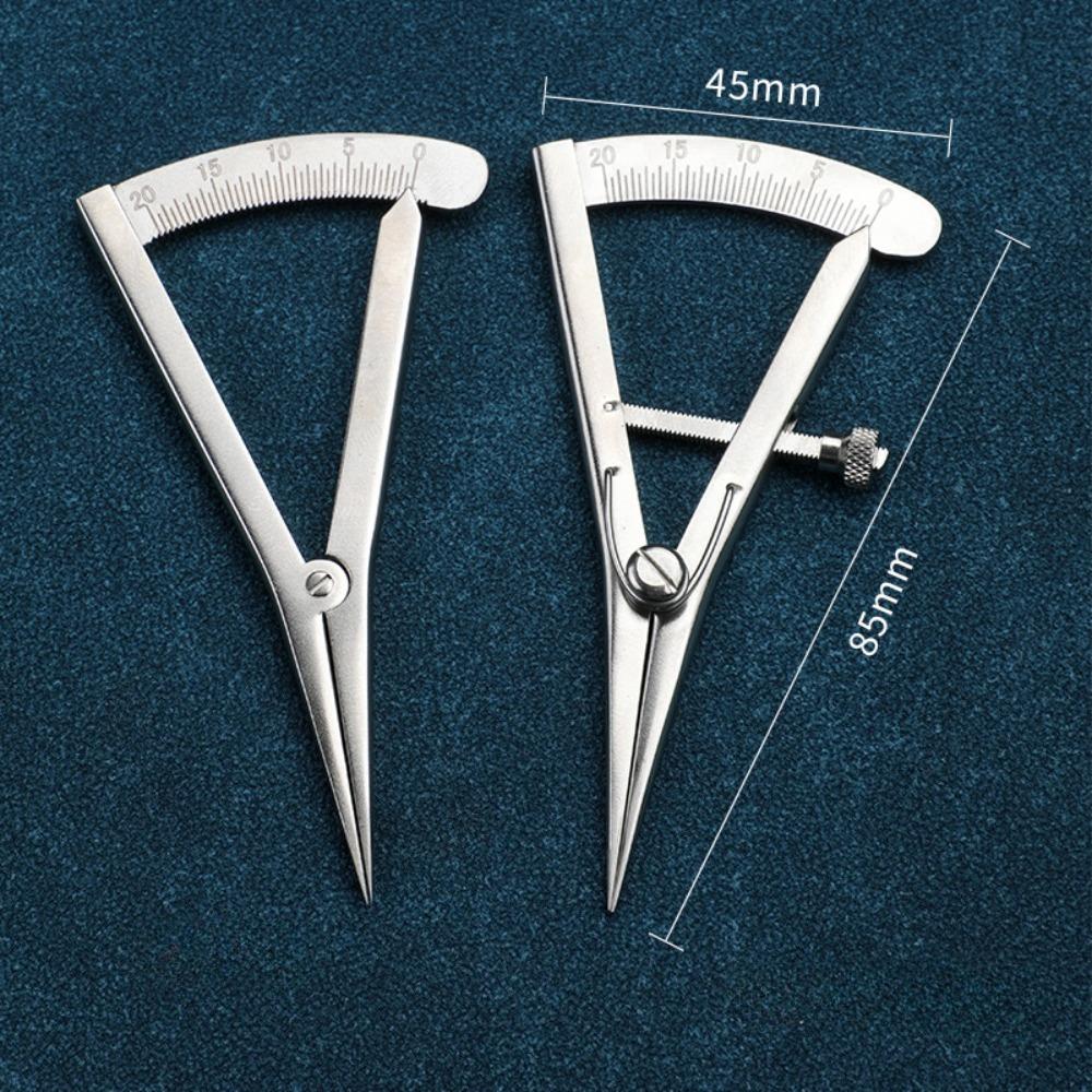 Eyelid Measurement Ruler Stainless Steel Eye Gauge Accurate Double Eyelid Surgery Measurements Portable Eye Tool for Home Travel