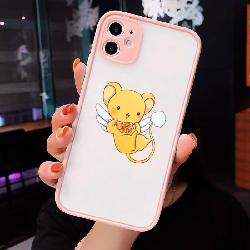 Cardcaptor Sakura anime ragazza carina Custodia per telefono opaca trasparente Per iphone 7 8 11 12 plus mini x xs xr pro max cover