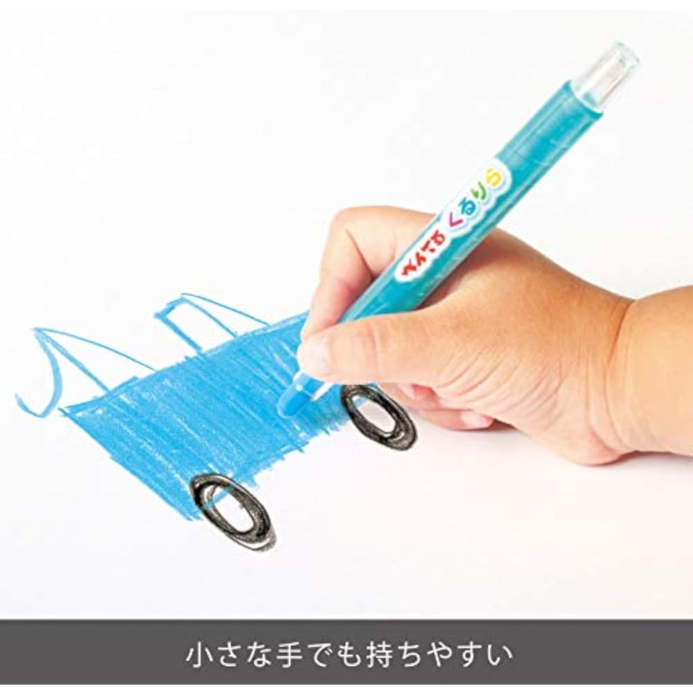 Pentel GTW-12 Kururira 12 Color Pencils Set
