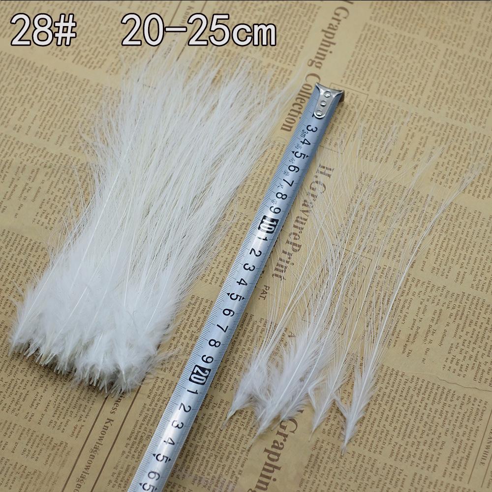 Weiße Feder Kollektion: DIY Handgemachte Bekleidungsaccessoires mit Gänse- und Truthahnfedern