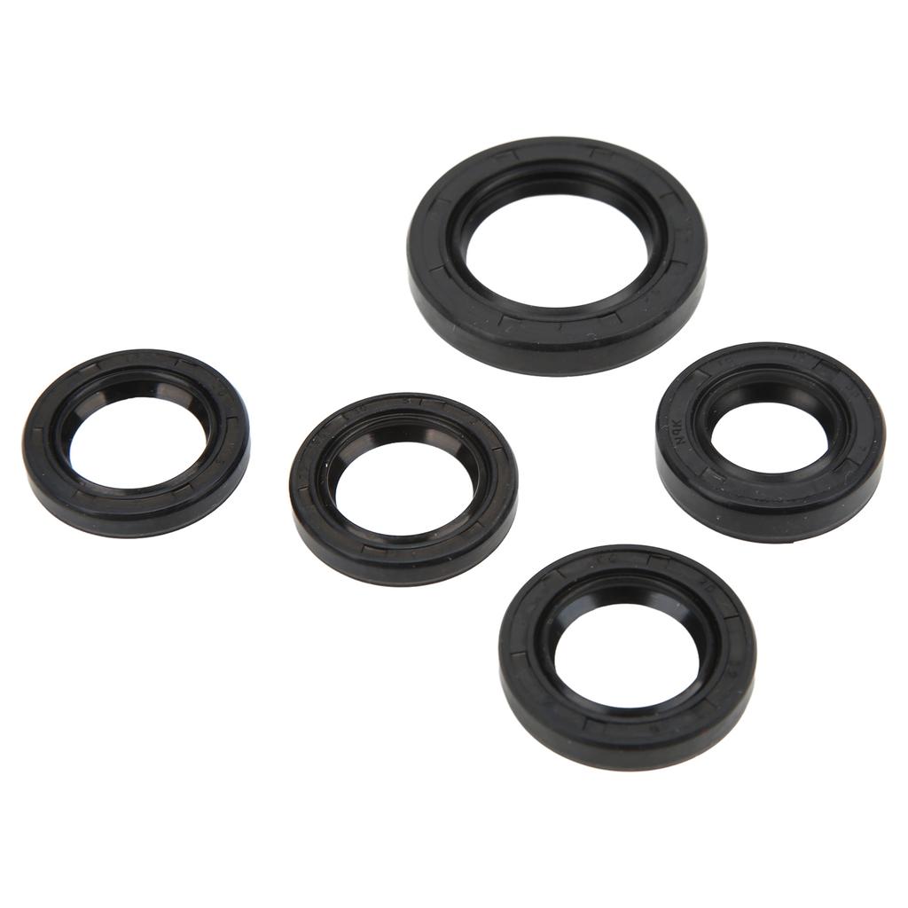 5 szt. Zestaw uszczelniaczy olejowych silnika Gumoodporny na olej do 4-suwowego GY6 49cc 50cc Skuter Moped ATV