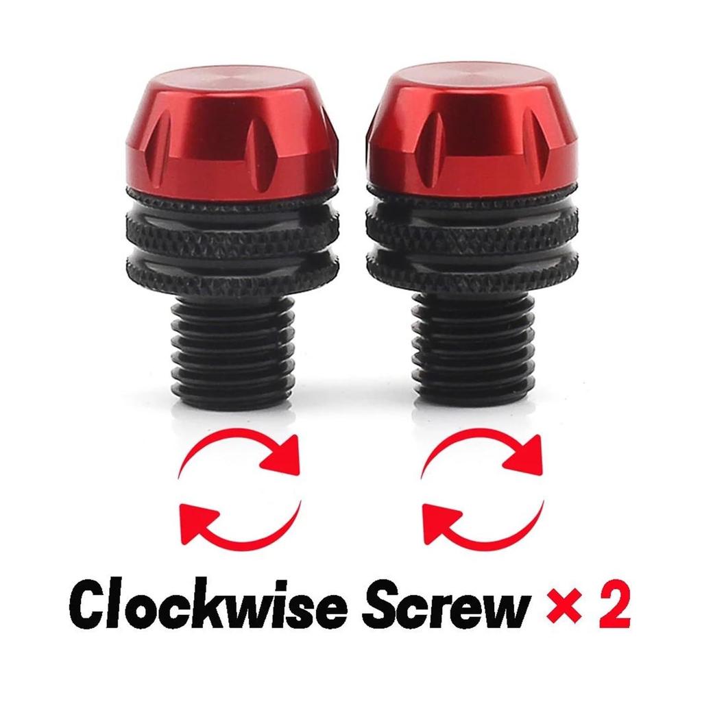 Mirror Hole Cover Cap for Honda Revel 1100 DCT CMX300 CMX500 CMX1100 Motorcycle Rearview Mirror Screw Mirror Hole Plug (Blue)