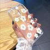 White Flowers with Dewdrops Lucency Phone Case for IPhone 14 15 16 13 12 11 17 Pro Max 12 13 Mini Soft Cover