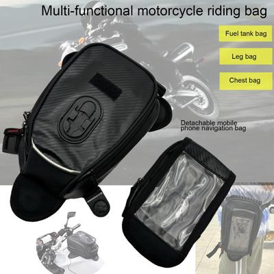 Tank Bag Magnetic Tank Bag Transparent Pocket Motorcycle Tank Bag Strong Magnetic Base Transparent Front Pocket For Women And