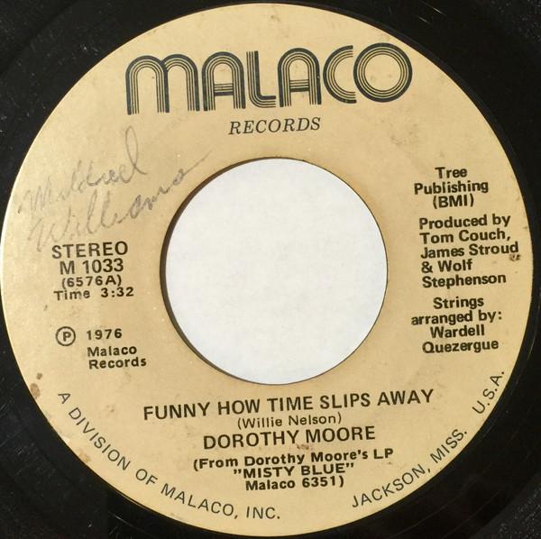 

7inch Record DOROTHY MOORE - Funny How Time Slips Away / Ain t T M1033 Malaco Records 1976 US Soul/Funk Used