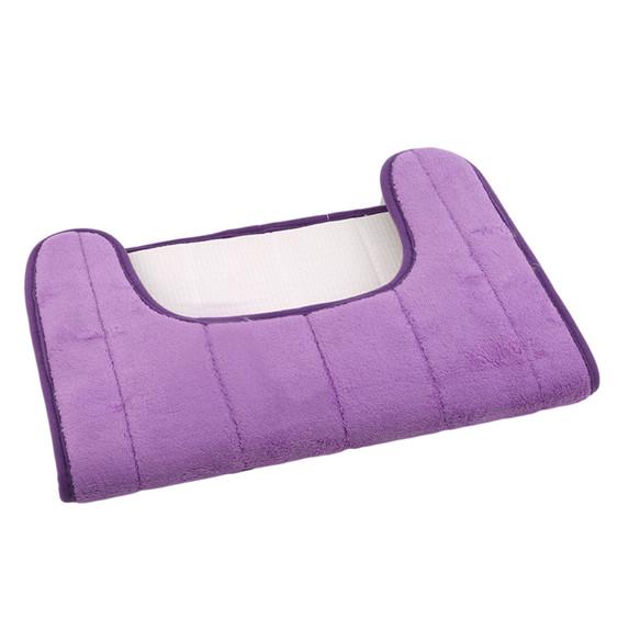 Absorbierendes, rutschfestes Badezimmer-Pad, U-förmiges Memory-Schaum-Toilettenpad