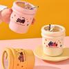Cartoon Stainless Steel Mug Insulated Leakproof Drinking Cup Stylish Tea Cup  Gym