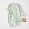 Newborn Baby Clothes Cotton Kimono Wrap Romper Seamless Butterfly Onesie Infant Soft Outfit for Girls Boys