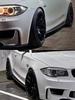 Carbon Fiber RZ Style Side Skirt Trim for BMW 1 Series E82 1M (2011-2013) Modified