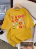 Tomato Variety Collection Chart T Shirt Female Summer Fashion Clothes Cotton Street Short Sleeve Casual Hip Hop T-Shirts
