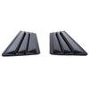 Rear Window Decorative Louvers for 2003-2007 Mazda 3 - Black Triangle Design