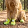 4PCS Anti-Slip Pet Mesh Boots Adjustable Pet Paw Protector Wear-resistant Dog Sneakers  Rainy Days