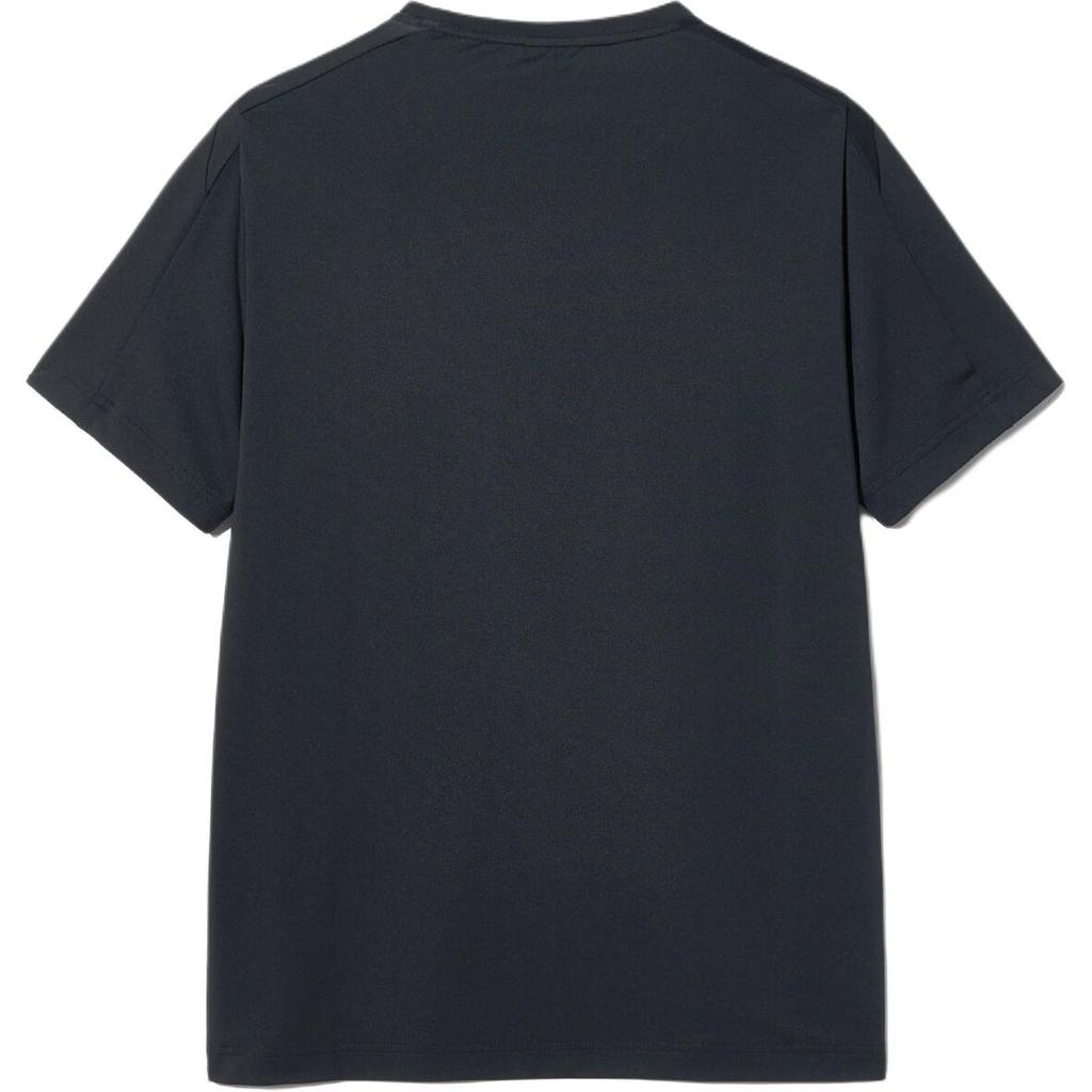 FILA T Shirts Unisex Black Crew Neck FS2RSH2201UBLK