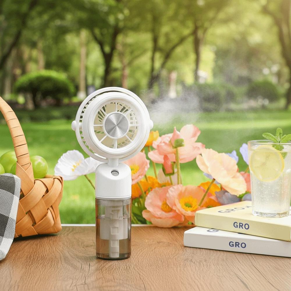 Portable Portable Mini Handheld Fan Water Mist Spray Fan for 5V300mAh Hot Summer