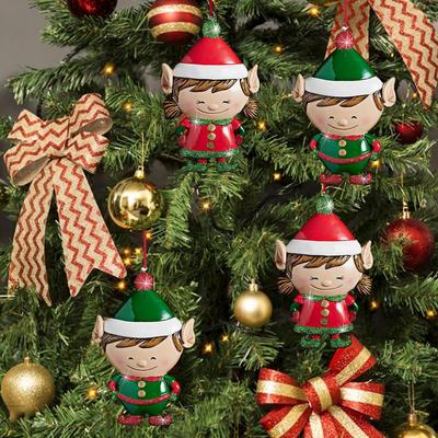 Cute Girl Boy Christmas Ornament Personalized Christmas Acrylic Pendant New Year Home Decoration Diy Name Gift