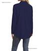 Women's Solid Color Long Sleeve Casual Lapel Shirt - New Spring/Summer Fashion