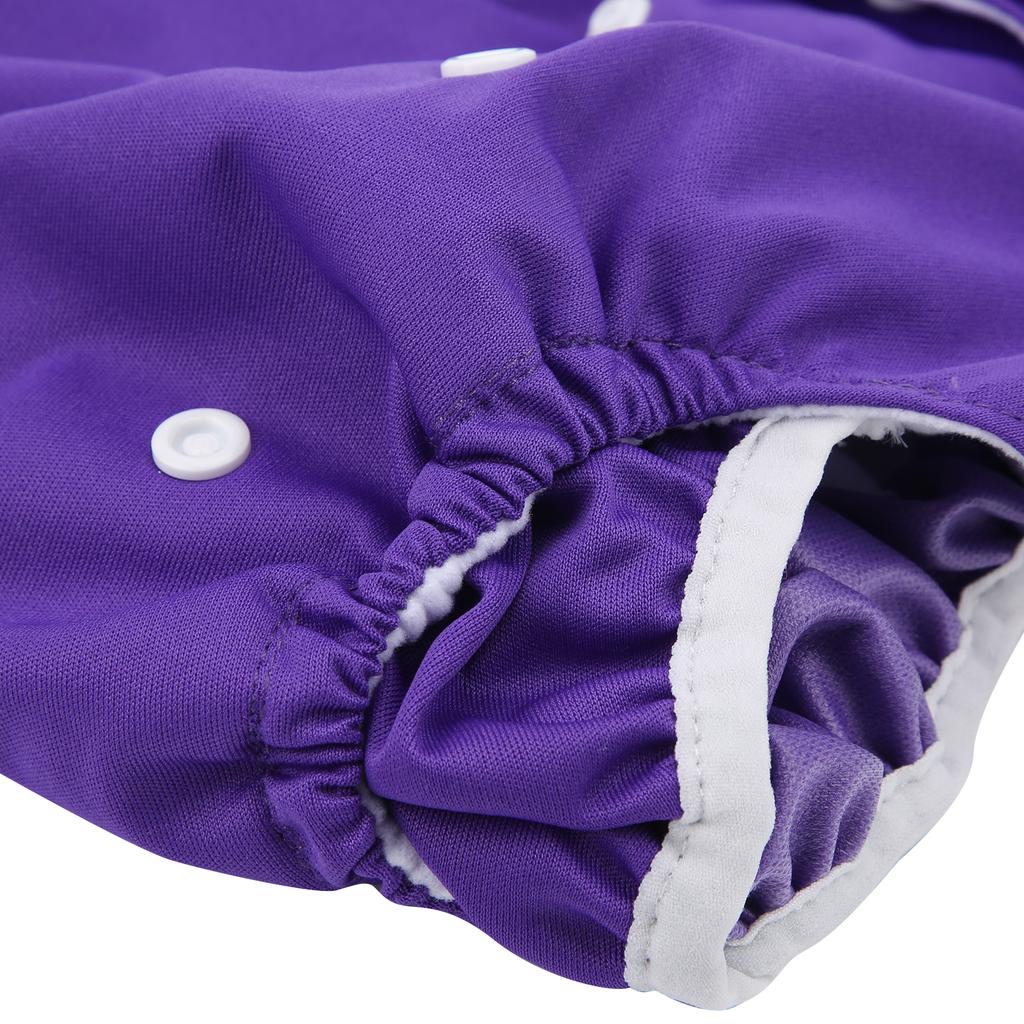 Adult Cloth Diapers Anti Lkage Reusable ket Nappy for Elderly Disabled Incontinence(Purple )