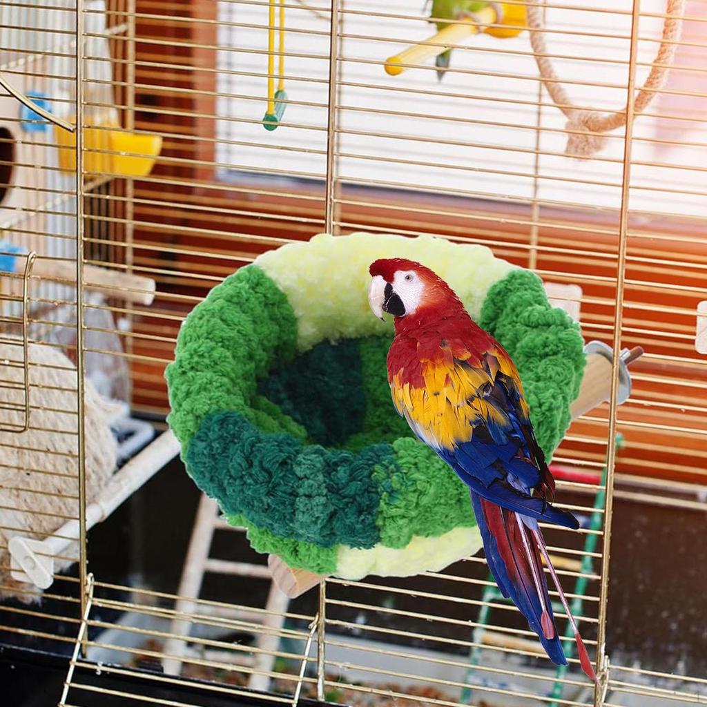 Bird Nest Birds House Birdcage Accessories Hammock Washable Hideaway Hut for Macaws Finch Budgie