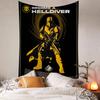 Classic Movie HHelldiver 2 Anime Tapestry Hippie Flower Wall Carpets Dorm Decor Cheap Hippie Wall Hanging