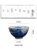 Hand-painted Blue and White Jingdezhen Ceramic Tea Cup - Landscape Design