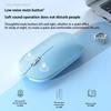2.4G Wireless Bluetooth Mouse Dual Mode 1600DPI Adjustable 2.4G Type-C Rechargeable Mice Silent Ergonomic Portable Office Mouse