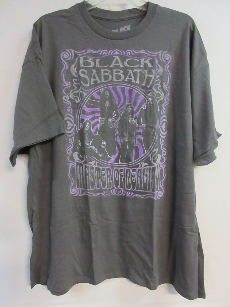 ОФИЦИАЛЬНЫЙ МЕРЧ BLACK SABBATH MASTER REALITY КОНЦЕРТ МУЗЫКА 2XL XXL Унисекс Футболка XXL