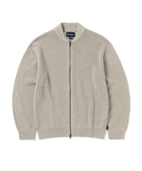 Thisisneverthat Net Knit Jacket Beige M