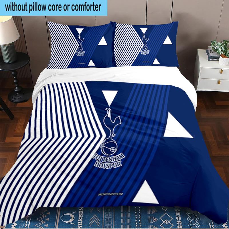 Tottenham Crest Design 3PCS Bedding set,Ideal for1pc Duvet Cover And 2pcs Pillowcases Perfect for Christmas gift,Ideal for Bedroom, Dormitory