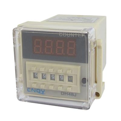 Relais Compteur Numérique uxcell, 8 broches, DH48J, AC 110V 50/60Hz, 1-999900