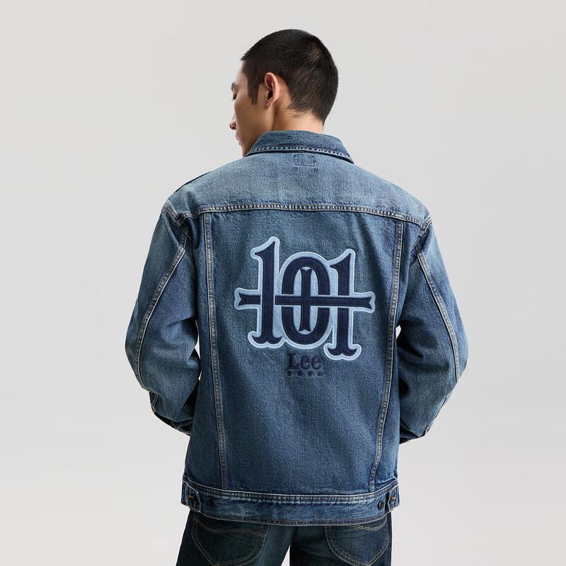 Lee 101+ Logo Comfort Fit Men's Denim Jacket